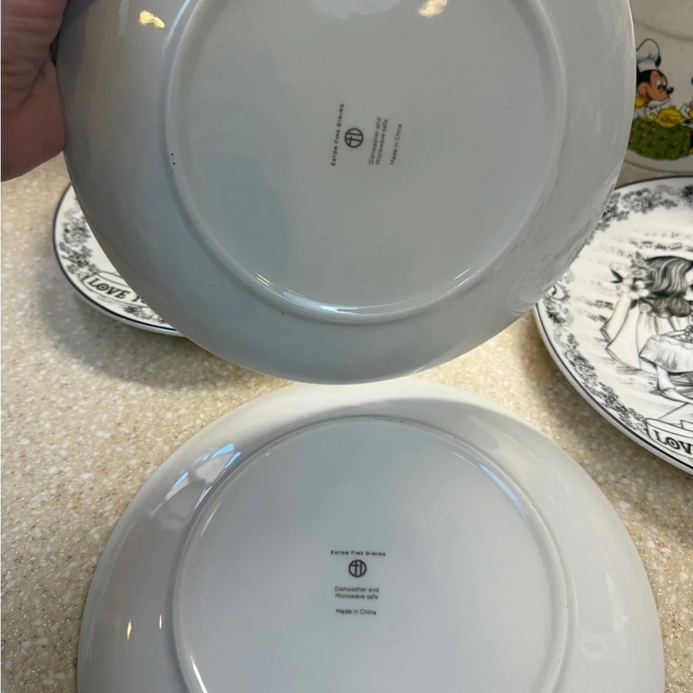Eaton Fine Dining “Love You to the Bones”Skeleton Halloween Decorative Plates 4